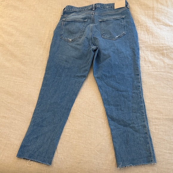 PAIGE Brigette High-Rise Slim Boyfriend with raw hem. - Picture 3 of 4